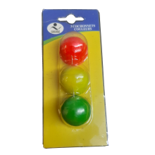Coloured Wooden Jack for Petanque (3 Pcs)